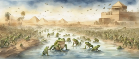 The second plague - frogs