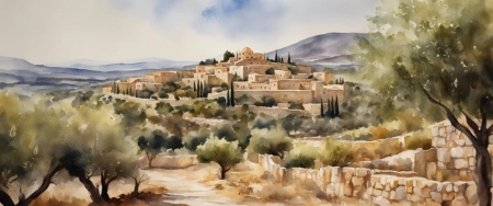 The orchard mountian village