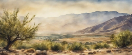 The willow in the mountians